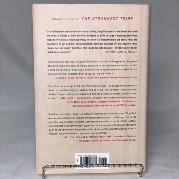 Book The Strongest Tribe: War, Politics Endgame Iraq Bing West 2008 NonFiction - Picture 5 of 8